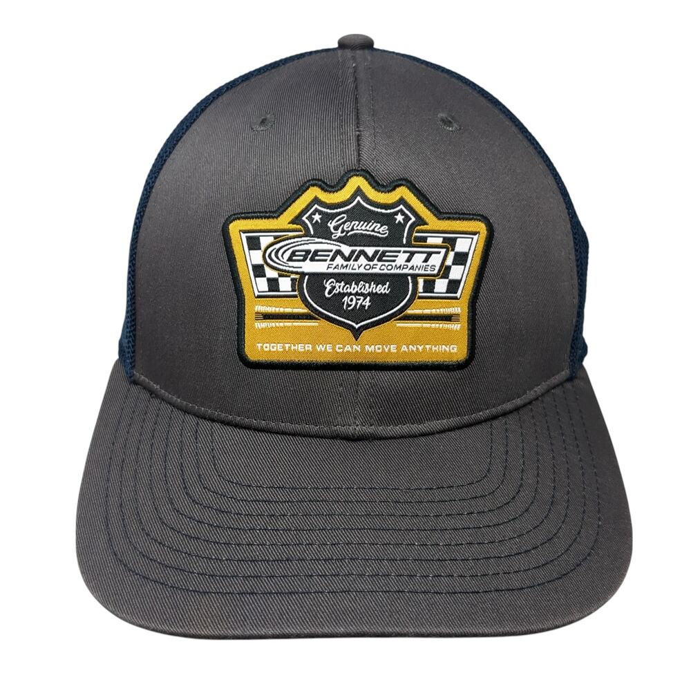 Bennett Family of Companies Snapback Trucker Hat Multicolor One Size Mesh Back